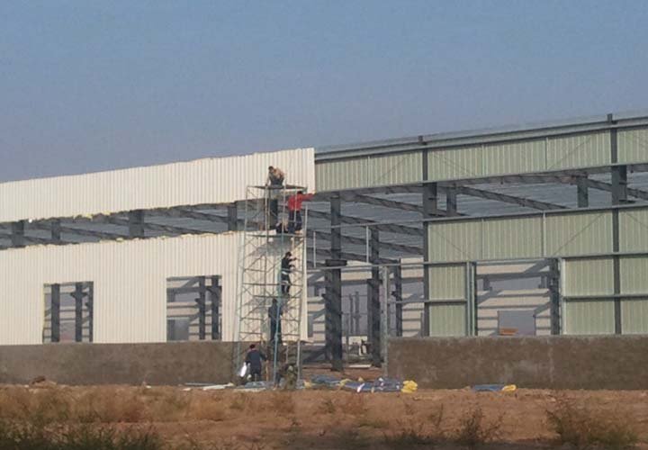Entrepôt de structure en acier-1