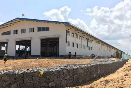 Atelier de paquet de sable de structure en acier pour le Sri Lanka